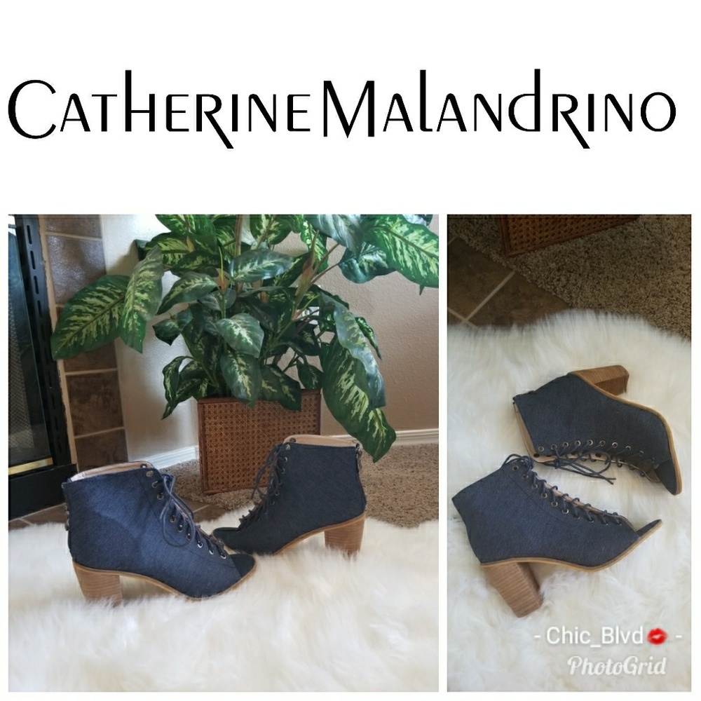 🆕️ Catherine Malandrino Jerzinie Denim Booties